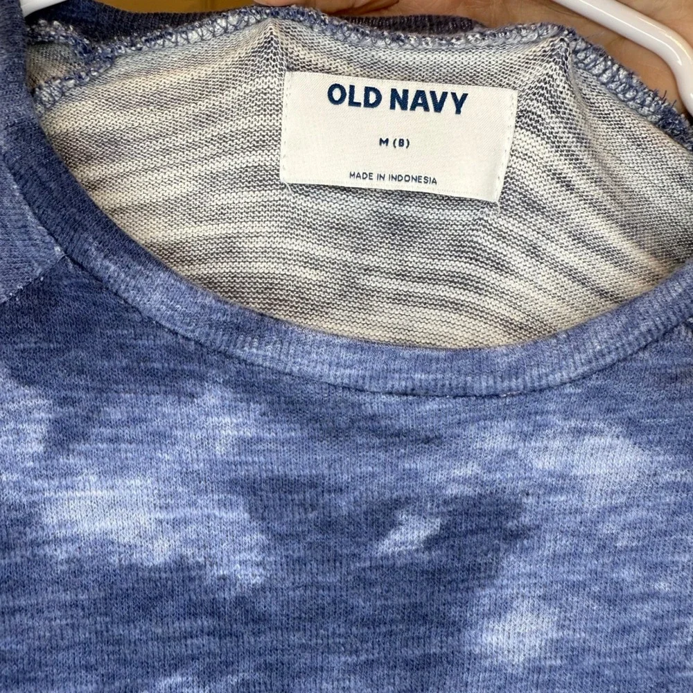 Old Navy Kids Tie Dye Long Sleeve‎ Dress Blue Size 8 (M)